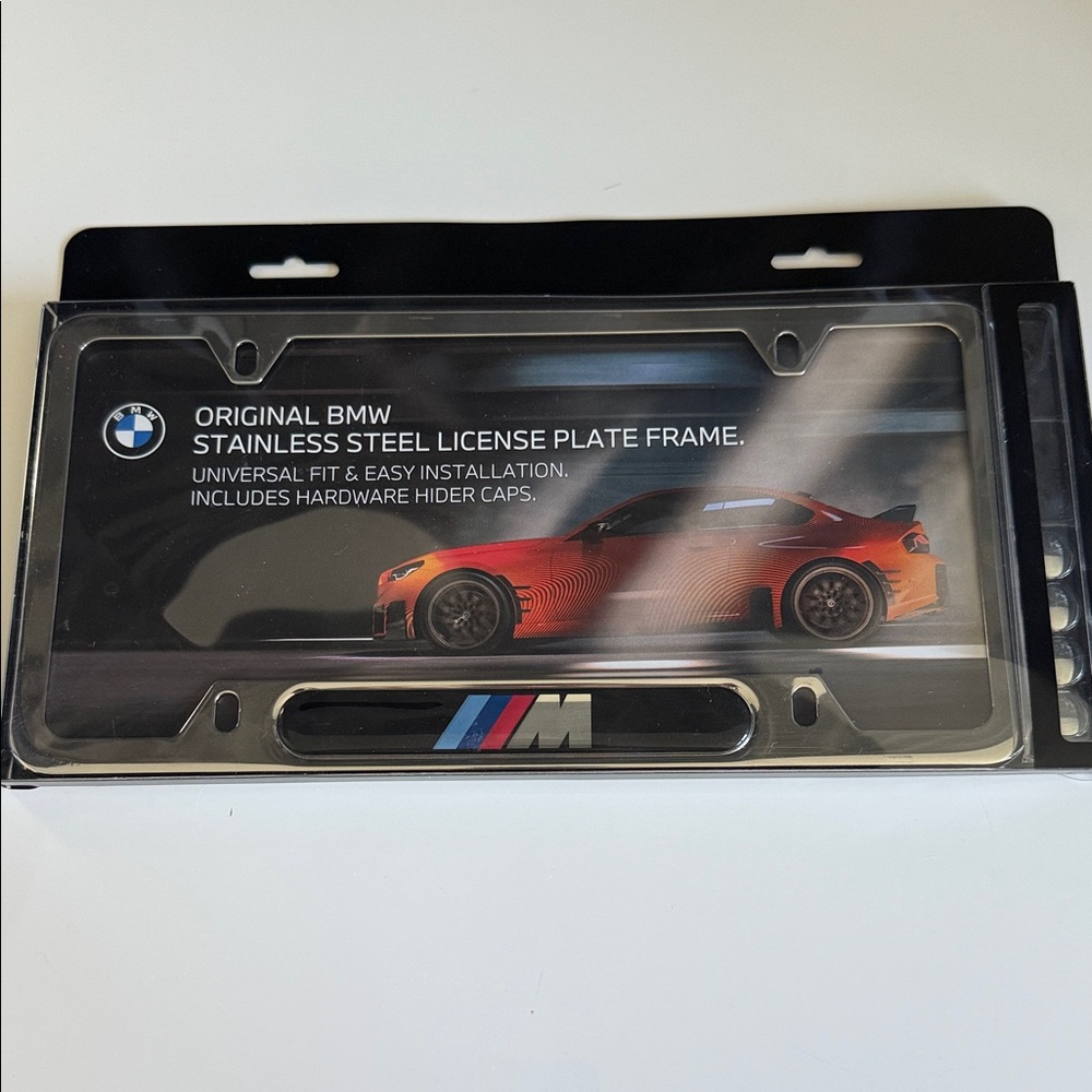 BMW M Series Chrome License Plate Frame